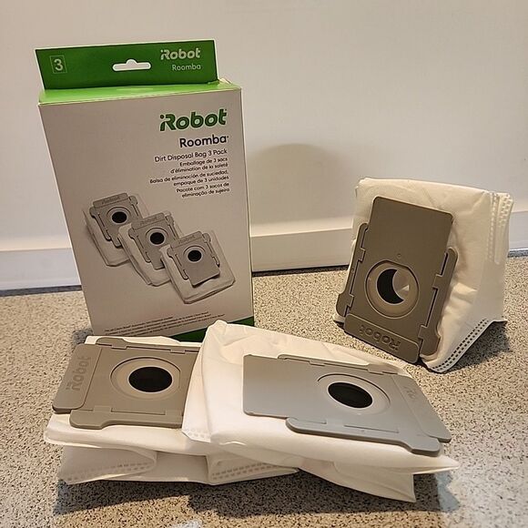 iRobot Roomba Dirt Disposal Bag 3-Pack Fits All Clean Base Models New! - Picture 1 of 4